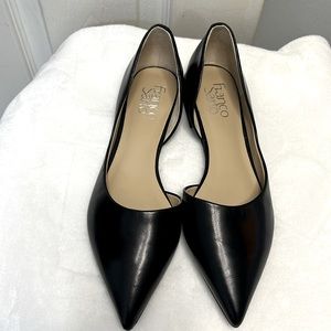 Franco Sarto Neiman flat shoe, black, size 7 NWT.